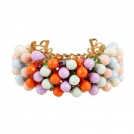 Colorful Beads Cuff Bracelet
