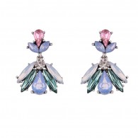 Wedding Crystals Cluster Earrings e049