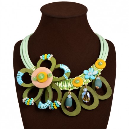 Colorful Gems Bauble Necklace